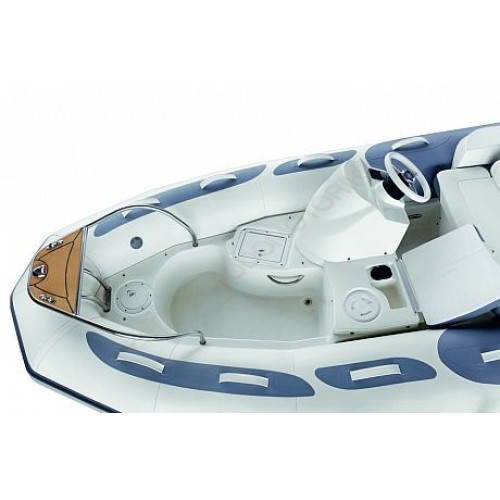 Лодка надувная ZODIAC Yachtline deluxe NEO 470 ( с синими вставками )