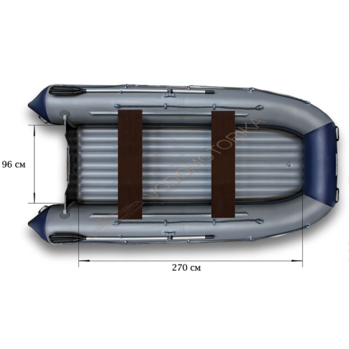 Надувной катамаран Флагман 380К (пиксельный камуфляж)