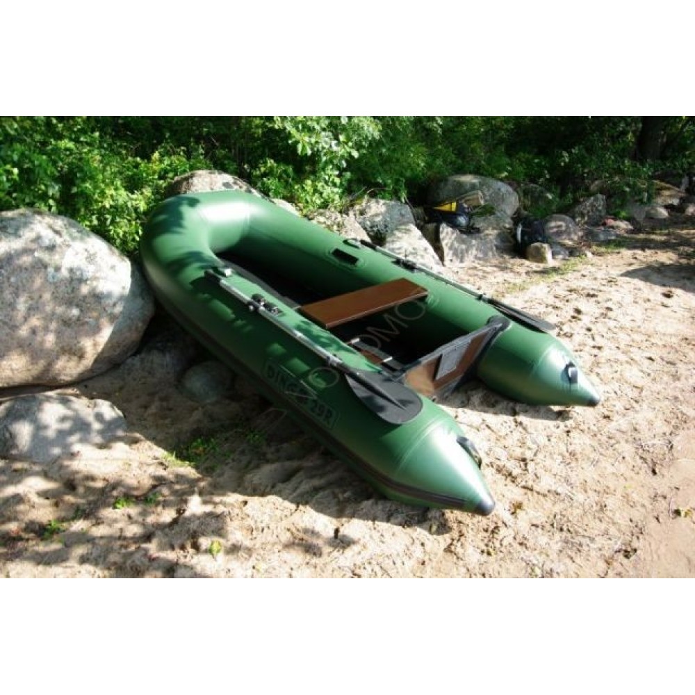 Лодка надувная DINGO 34F (сине-серый)