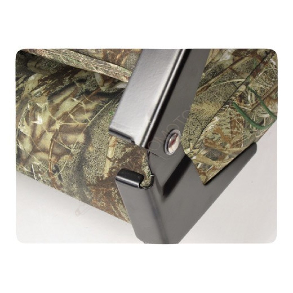 Кресло складное мягкое ECONOMY с низкой спинкой, обивка камуфляжная ткань