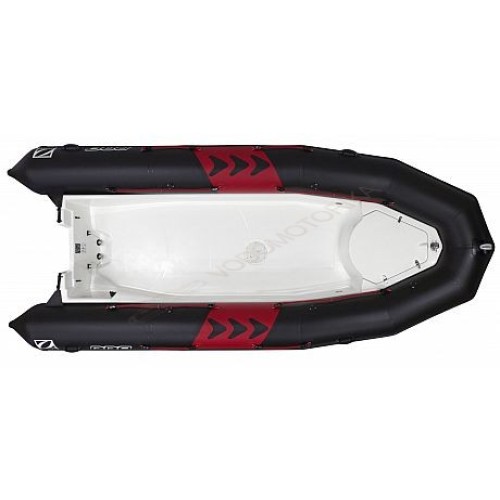 Лодка надувная ZODIAC PRO 420 ПВХ ( черно-белая )