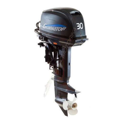 Лодочный мотор GLADIATOR G30FES (дист) 30 л.с. двухтактный