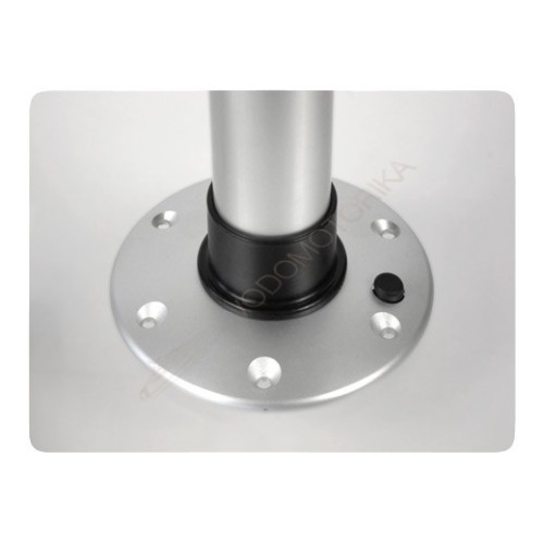 Стойка столешницы 675 мм вкручивается в основание, анодированный алюминий