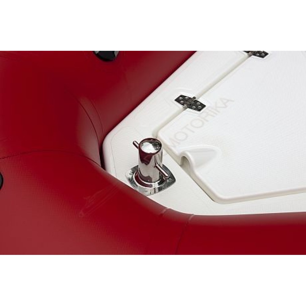 Лодка надувная ZODIAC PRO 420 ПВХ ( красно-белая )