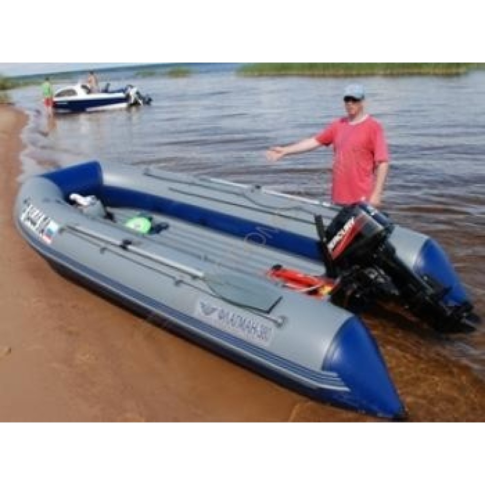 Надувная лодка Флагман 380 (пиксельный камуфляж)