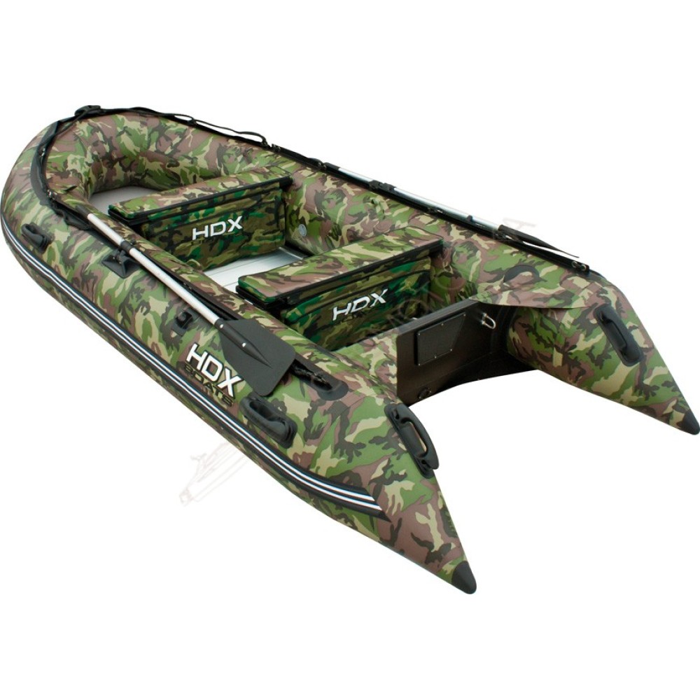 Лодка HDX OXYGEN 370 AL зеленый камуфляж