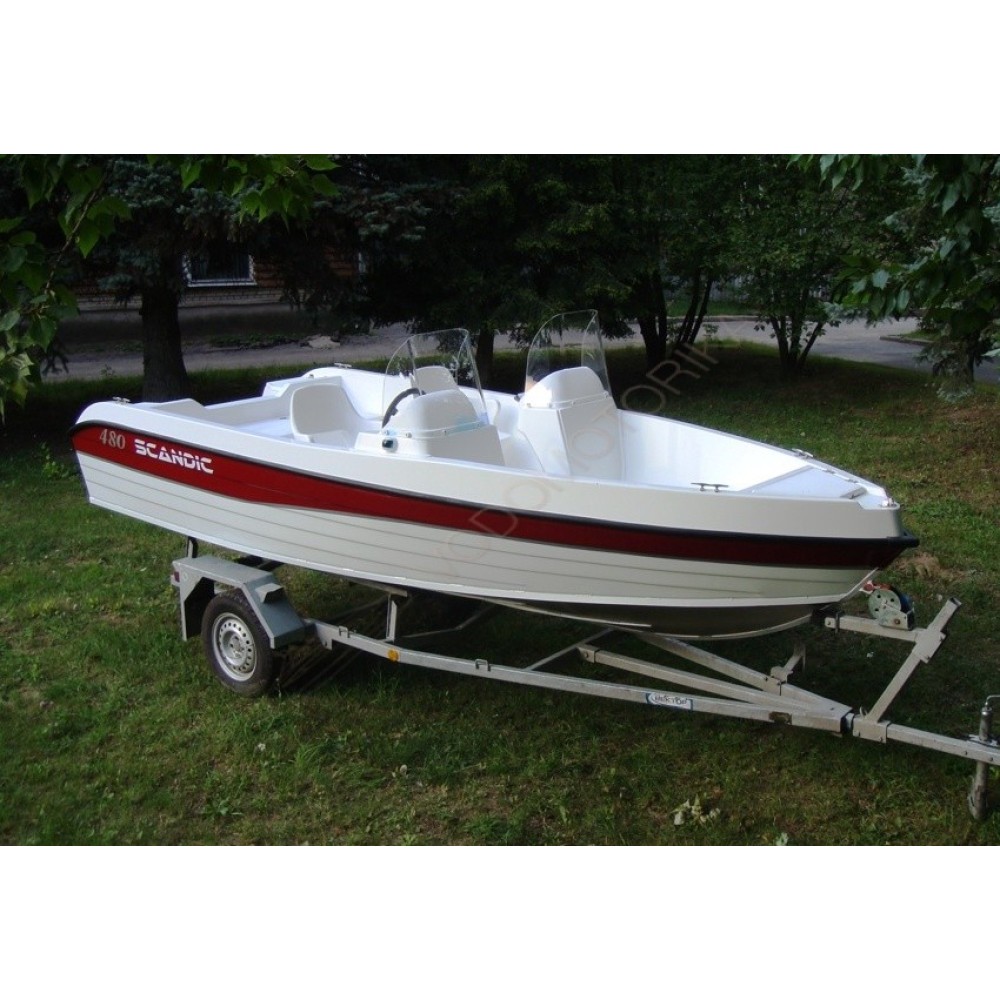 Алюминиевый катер SCANDIC HAVET 480 AL (белый)