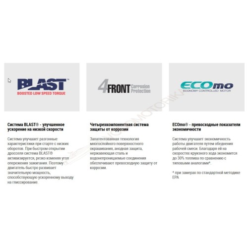 Лодочный мотор Tohatsu BFT90A LRTU 90 л.с. четырехтактный