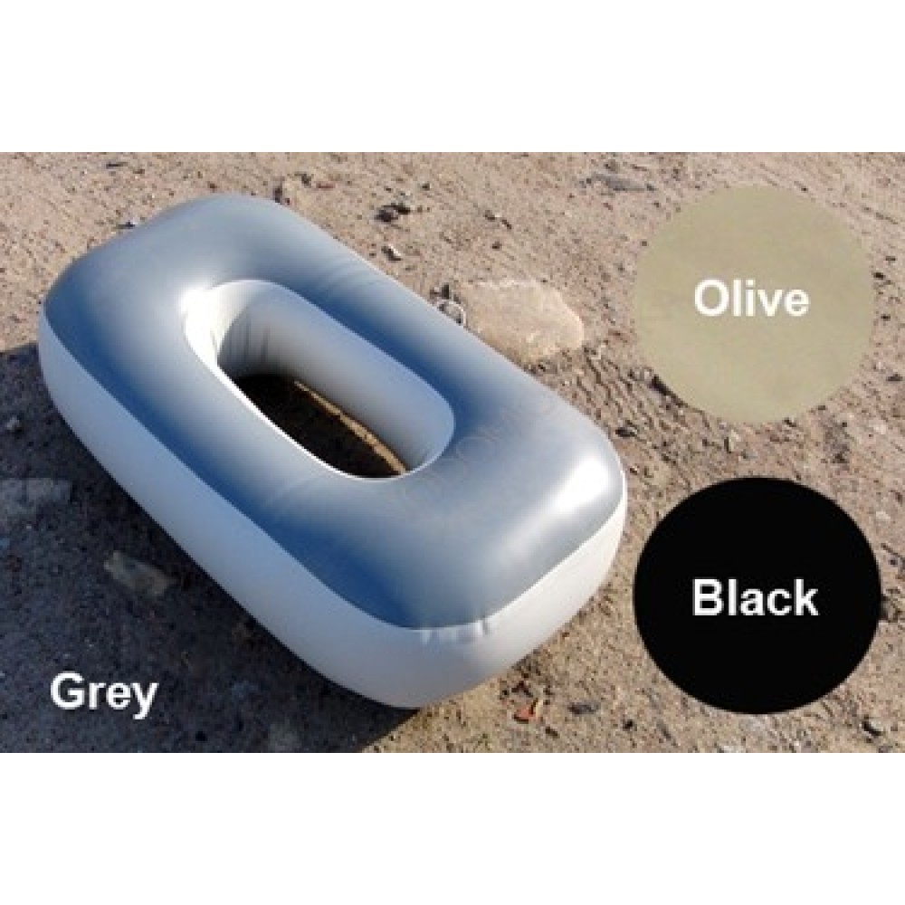 Сиденье надувное Badger Овал 74х44х20 см Grey