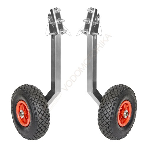 Колеса транцевые Горизонт OT-260 (нержавейка, универсальные - откидные)