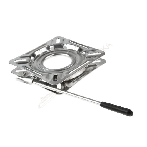 Основание под сиденье нержавеющее, вращающееся с фиксацией