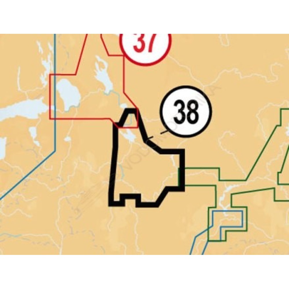Карта Navionics Gold для эхолотов Humminbird 43XG