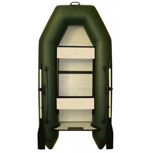 Надувная Лодка ПВХ Polar Bird PB-280ТМ Teal (зеленая, серая) + стеклокомпозитная слань