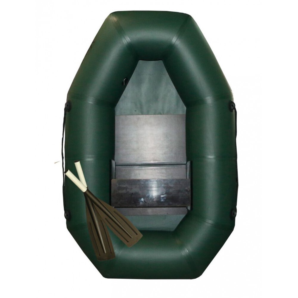 Надувная Лодка ПВХ Polar Bird PB-190Т Teal (зеленая, серая) + фанерная слань