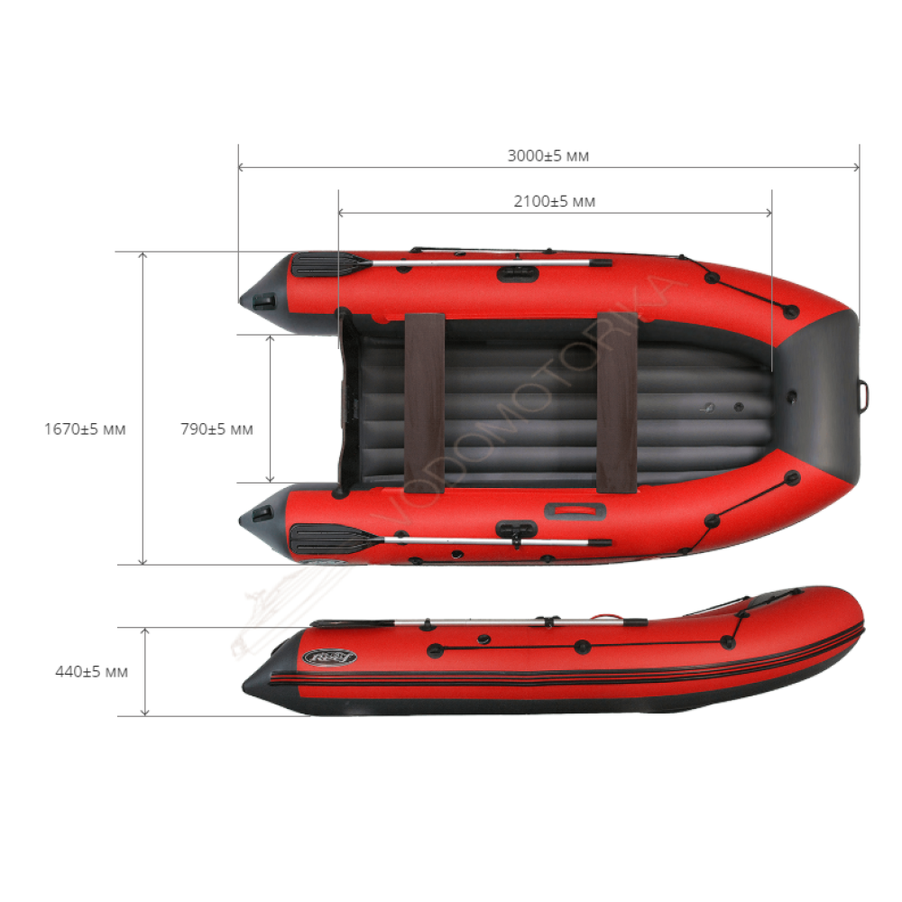 Лодка надувная REEF 300НД