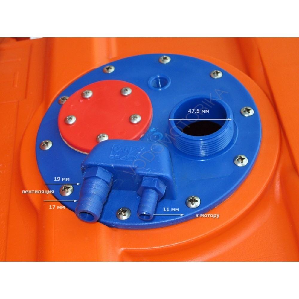 Бак топливный 140 л стационарный, 1,1х0,4х0,4 м