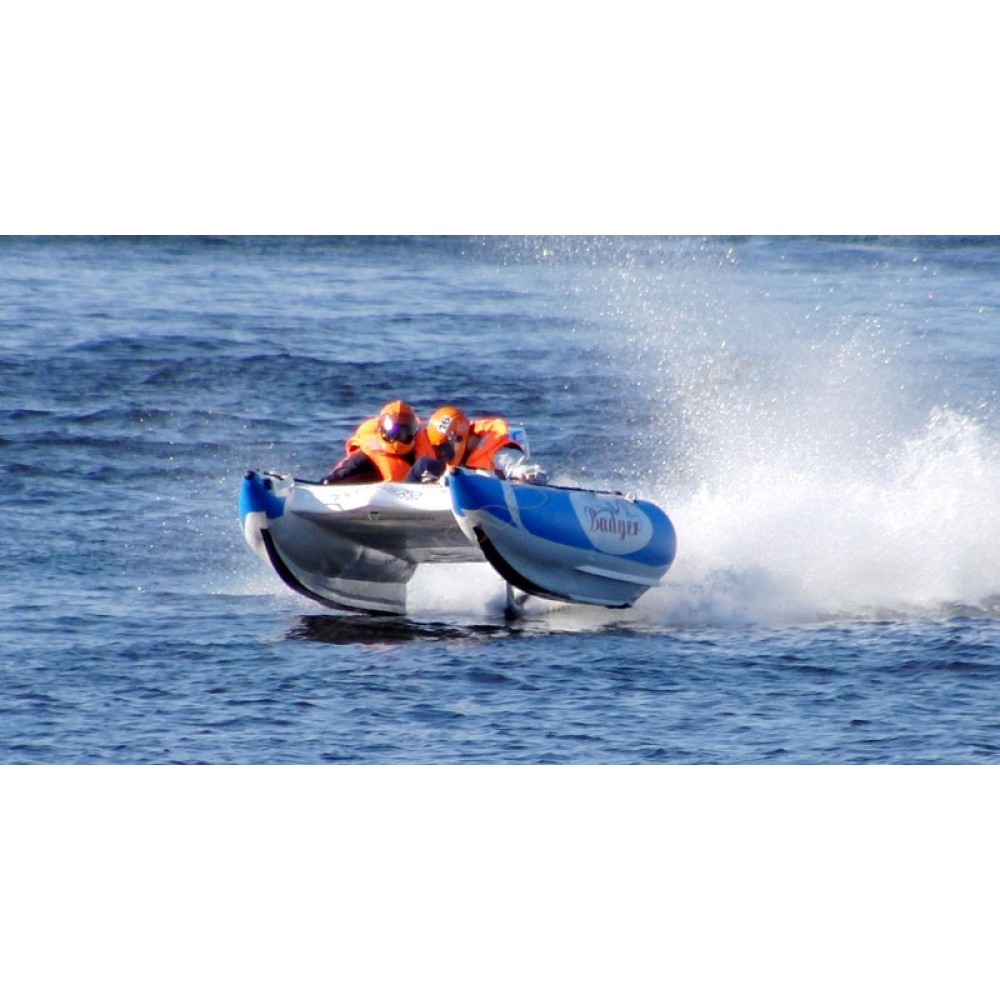 Надувной катамаран Badger FS 380 Blue&White