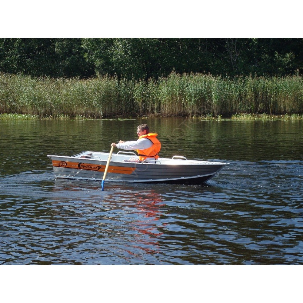 Алюминиевая лодка Wellboat-37