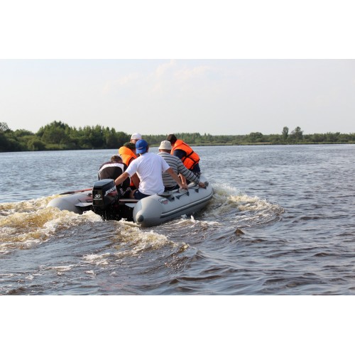 Лодка Мнев и К КАЙМАН N-400 (серый)