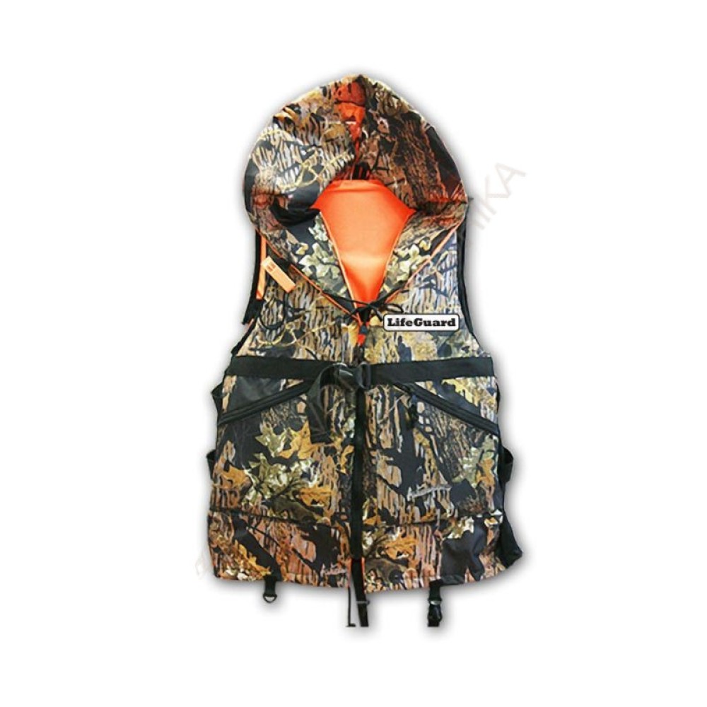 Спасательный жилет LIFEGUARD STANDARD M (камуфляж/оранжевый)
