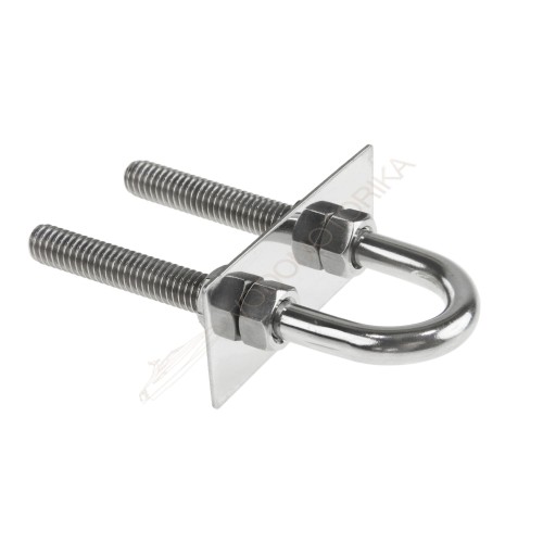 Рым-болт U-образный D9.5 мм, Lрез. 76 мм