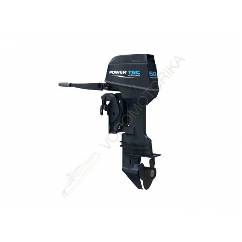 Лодочный мотор POWERTEC Т 60 AERTL 60 л.с. двухтактный