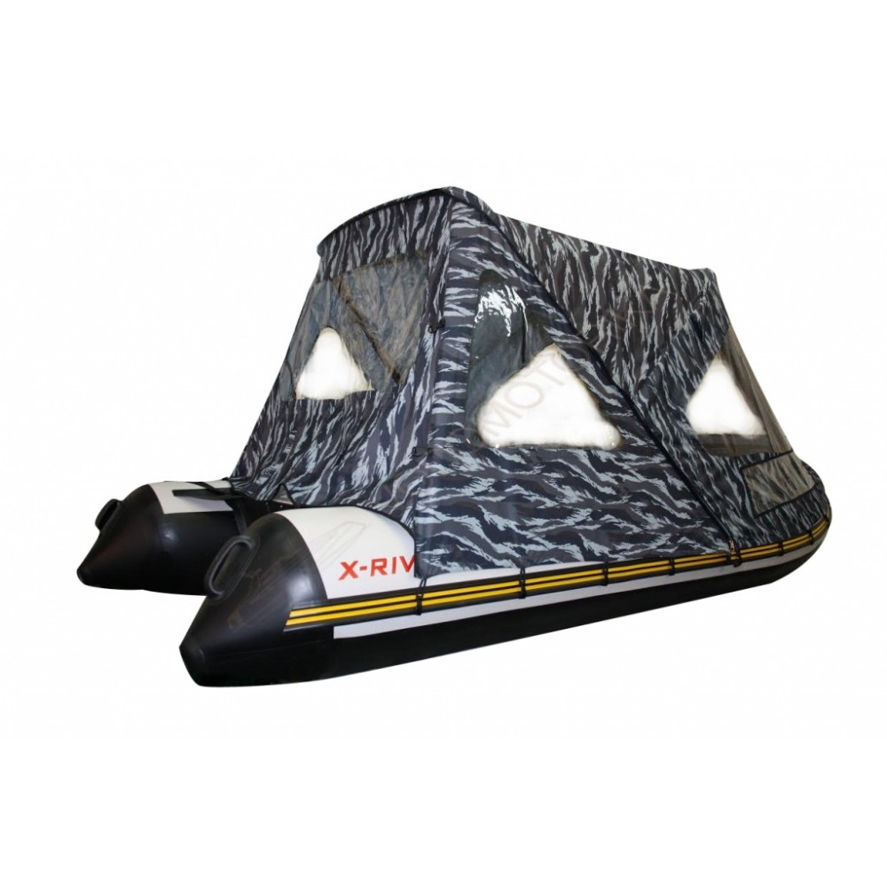 Тент кабриолет X-River для лодок Agent 320-340, Grace 300-320