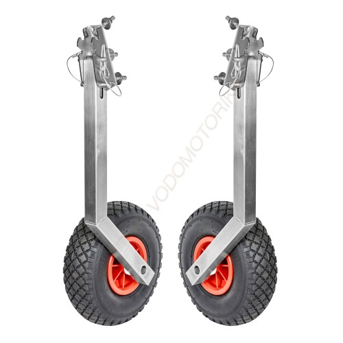 Колеса транцевые Горизонт OT-260 (нержавейка, универсальные - откидные)