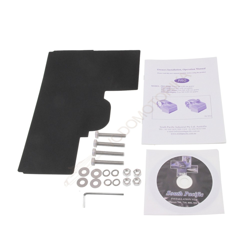 Лебедка 12V 800H для судов от 6 до 9 м или якорей до 14 кг