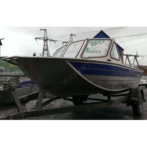 Алюминиевая моторная лодка RusBoat 43 JET под подвесной водомёт