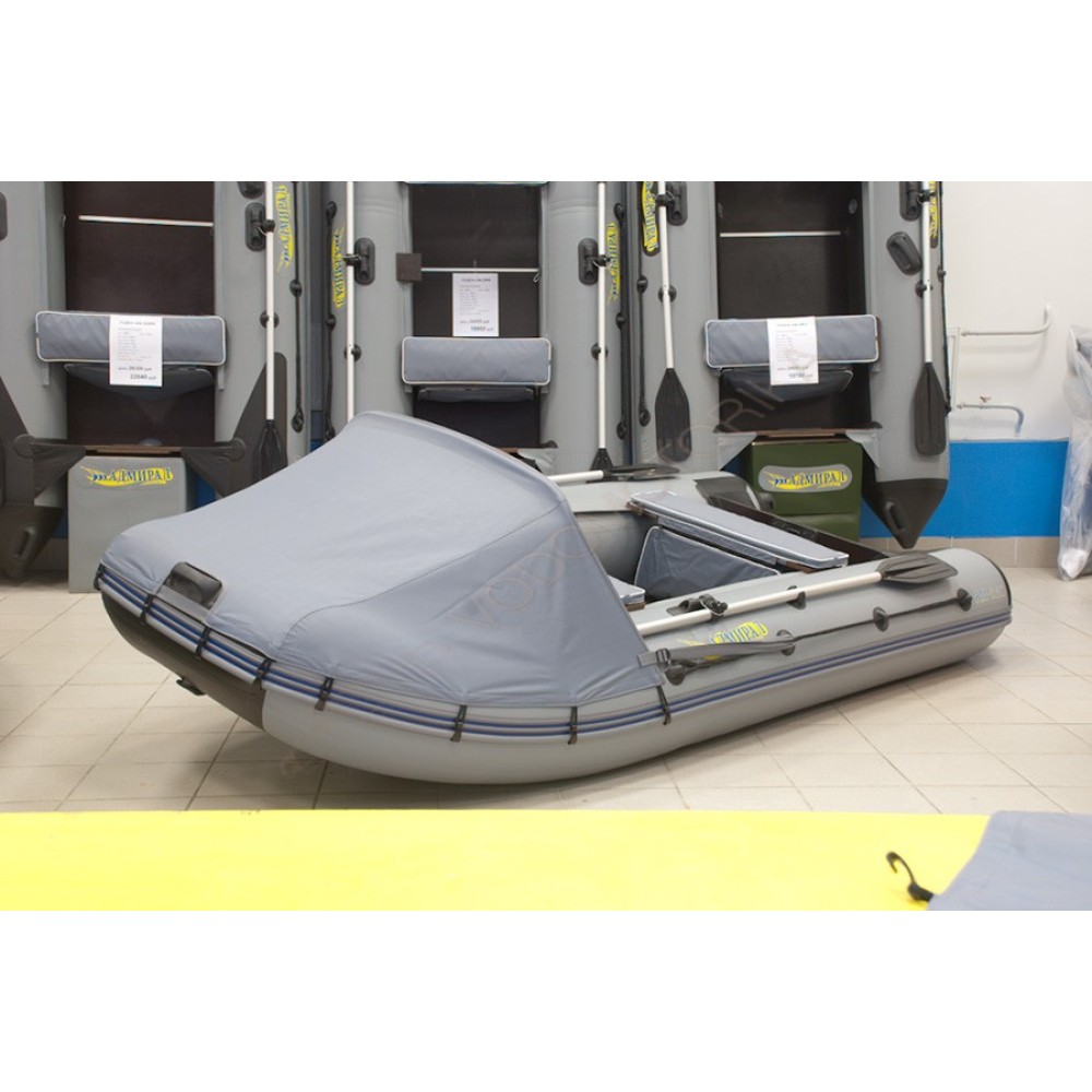 Лодка надувная Адмирал 320 Classic Lux бело - черный