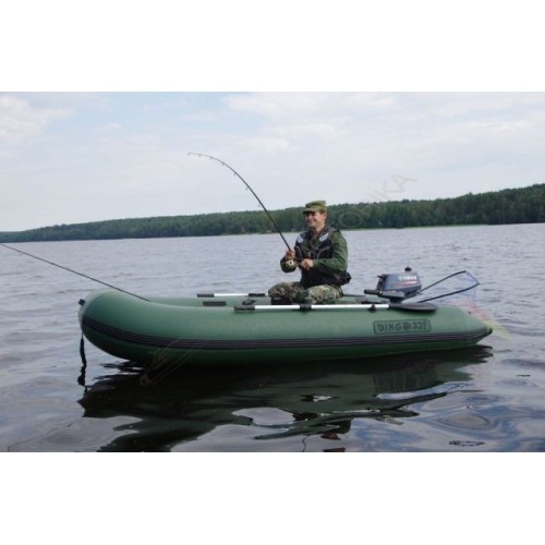 Лодка надувная DINGO 34F (красно-серый)