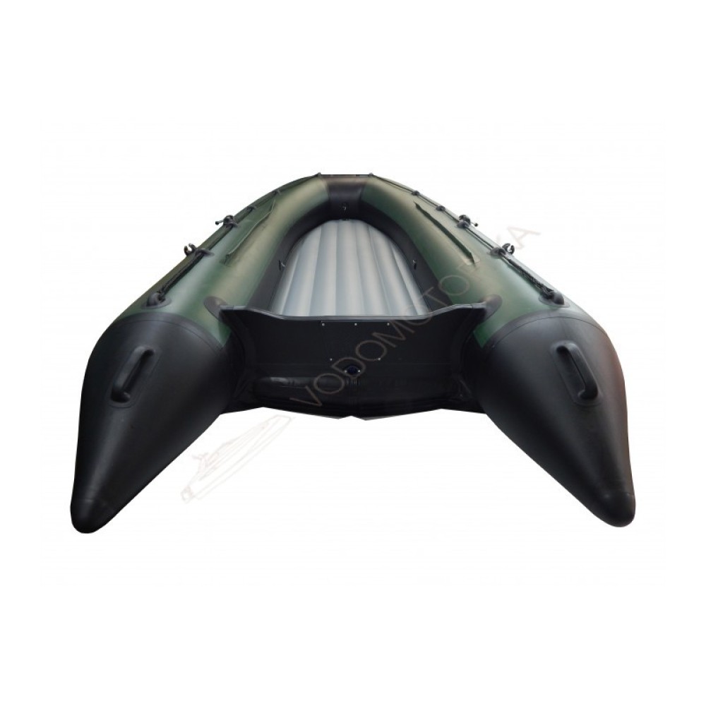 Лодка Reka R355 VIP (привал+лыжи+дублирование+рифленка)