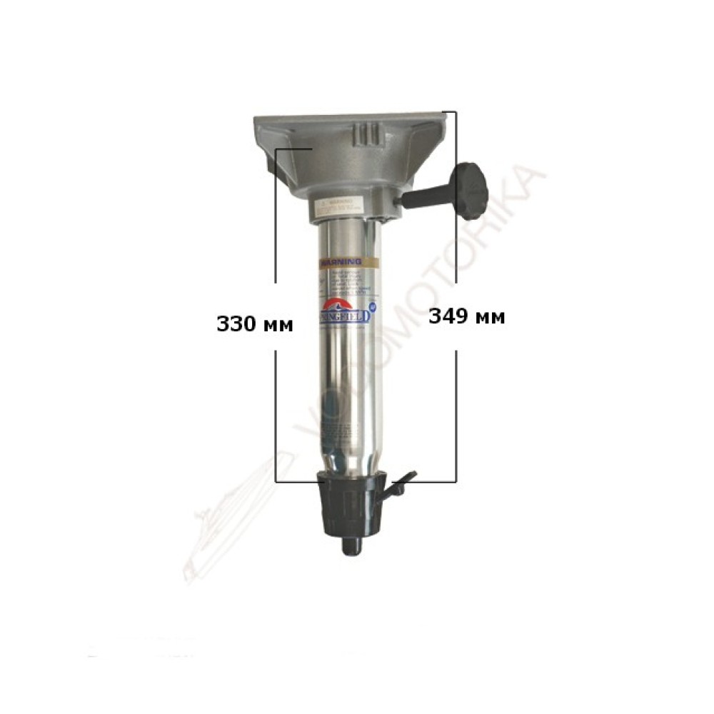 Стойка Taper-Lock 330 мм с креплением под сидение, используется с основаниями 3600002A и 1600010
