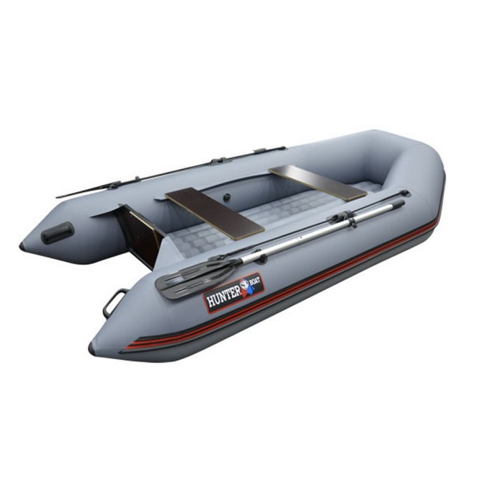 Лодка Хантер 290 ЛН (серый)