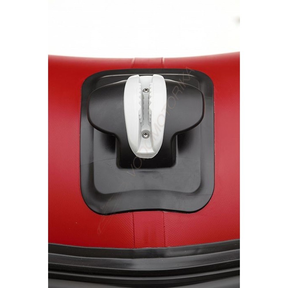 Лодка надувная ZODIAC PRO 420 ПВХ ( красно-серая )