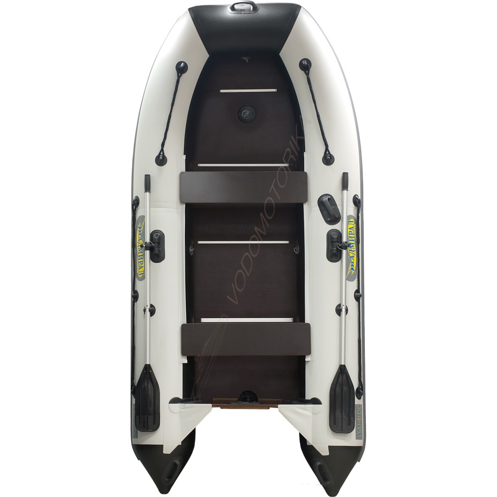 Лодка надувная Адмирал 305 Classic Lux бело - черный