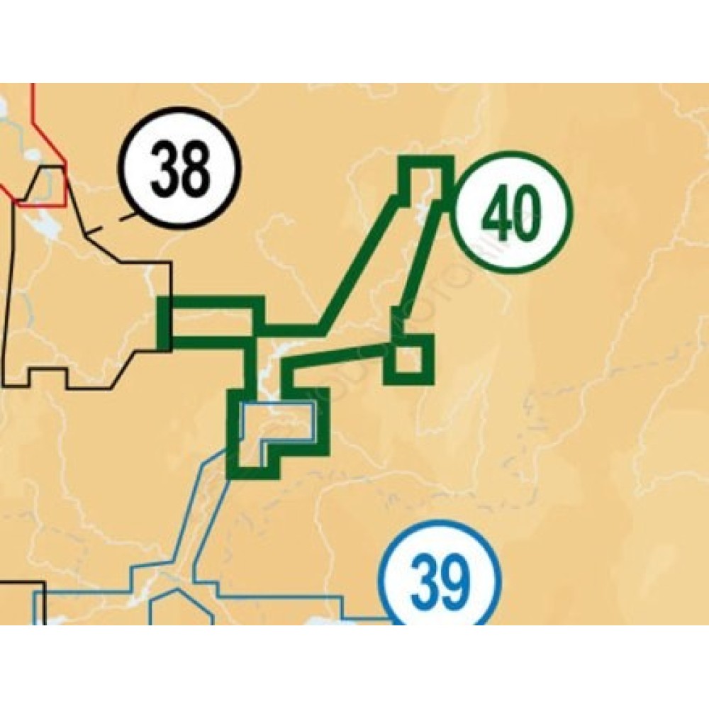 Карта Navionics Gold для эхолотов Humminbird 40XG
