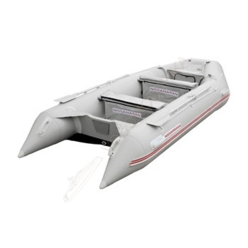Лодка NISSAMARAN TORNADO 420 ( серый ) алюм. пол A/L