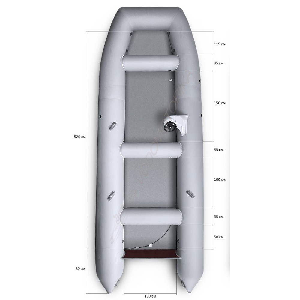 Надувной катамаран Ротан 660