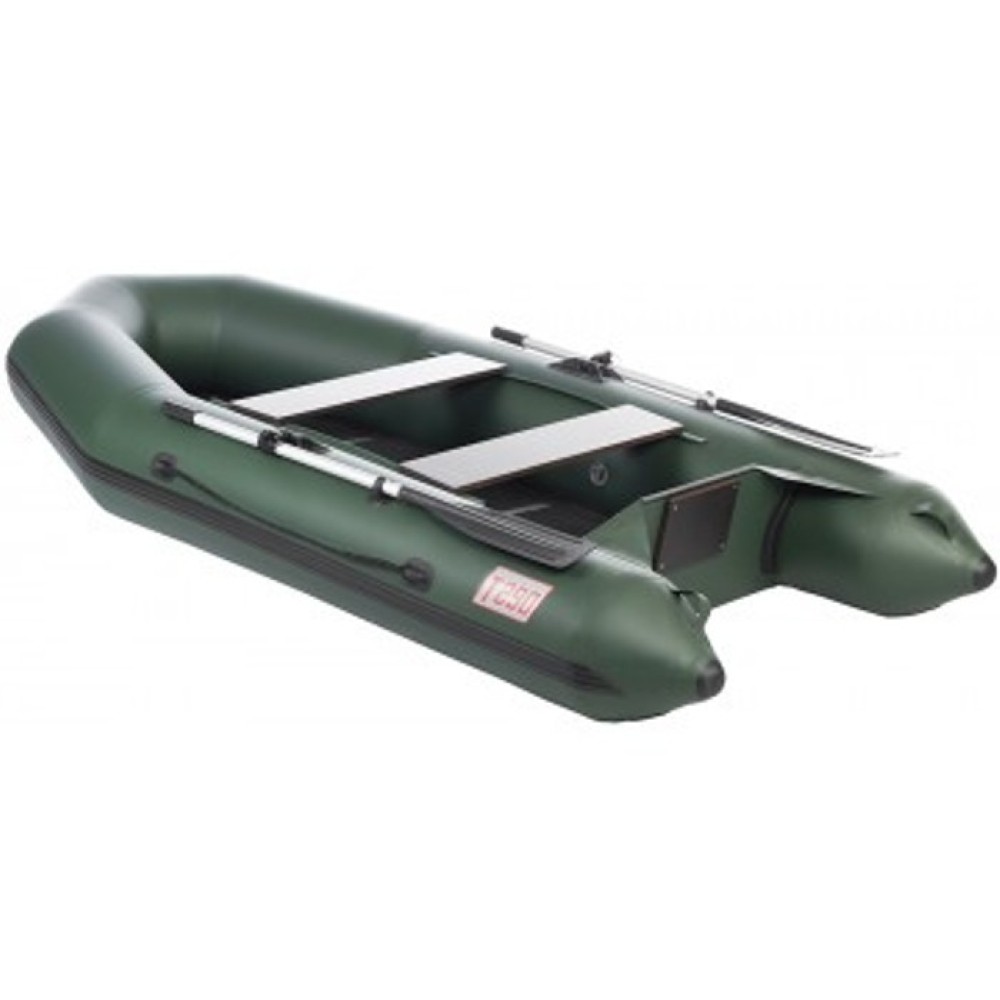 Лодка Тонар Капитан Т290 киль+пол зеленая
