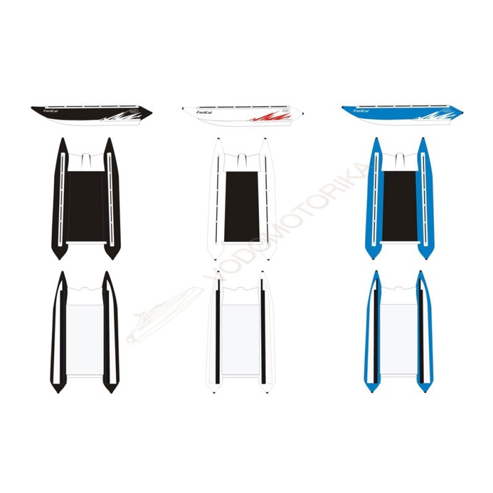 Надувной катамаран Badger FS 380 Black&White