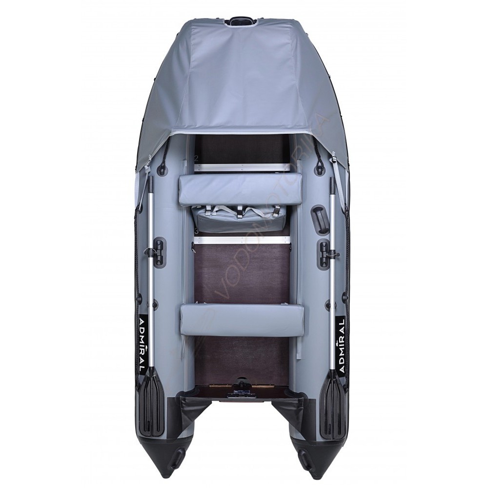 Лодка надувная Адмирал 305 Classic Lux светло - черный