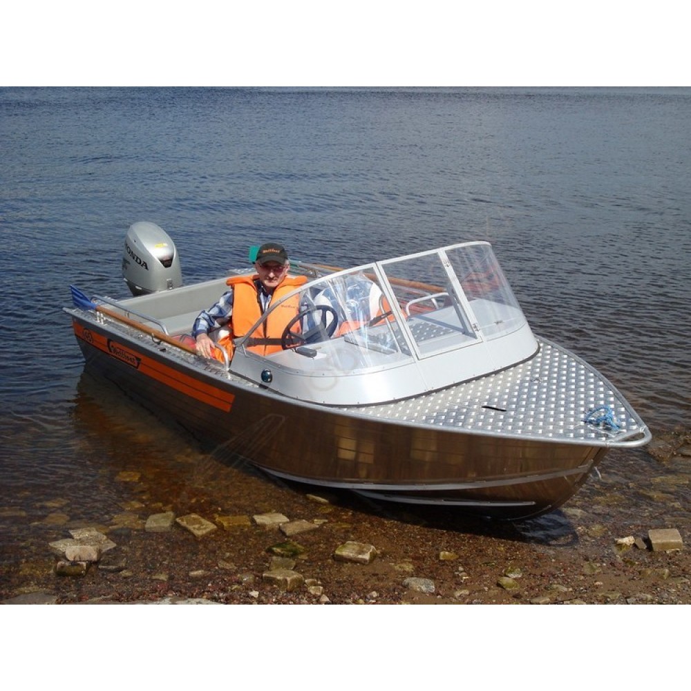 Алюминиевая лодка Wellboat 45i