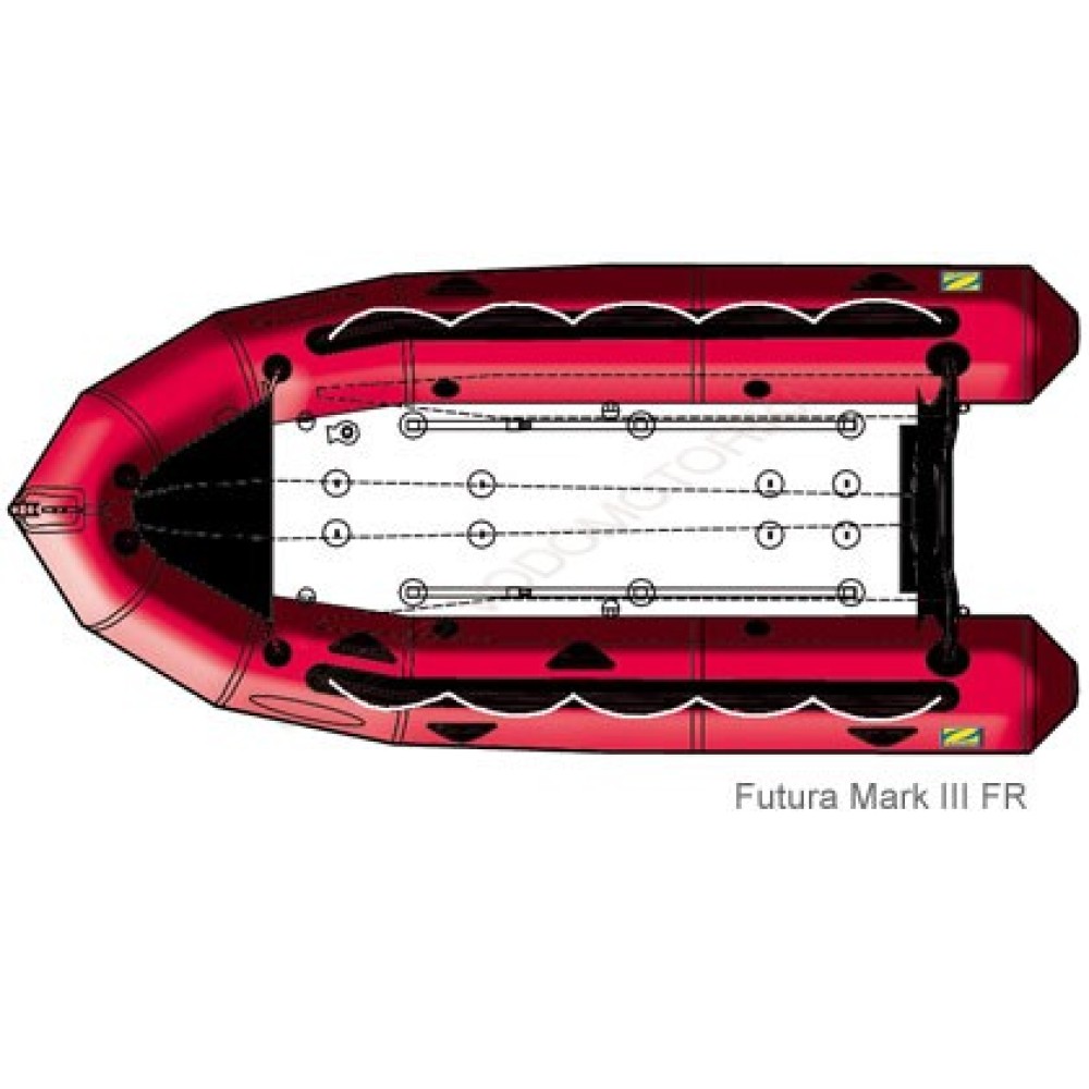 Лодка надувная ZODIAC Futura Mark III FastRoller 450