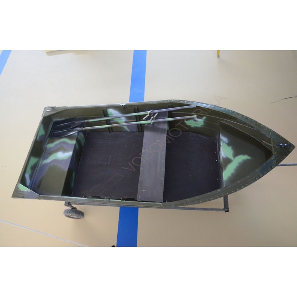 Алюминиевая моторно-гребная лодка Охотник 290