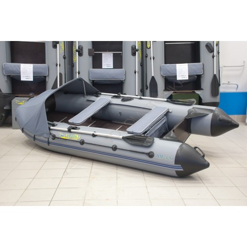 Лодка надувная Адмирал 320 Classic Lux светло - черный