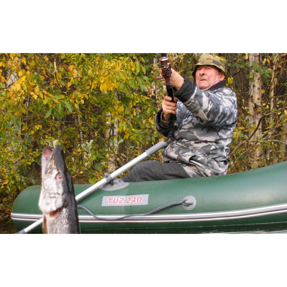 Лодка Мнев и К TUZ-240 (оливка) натяжное днище