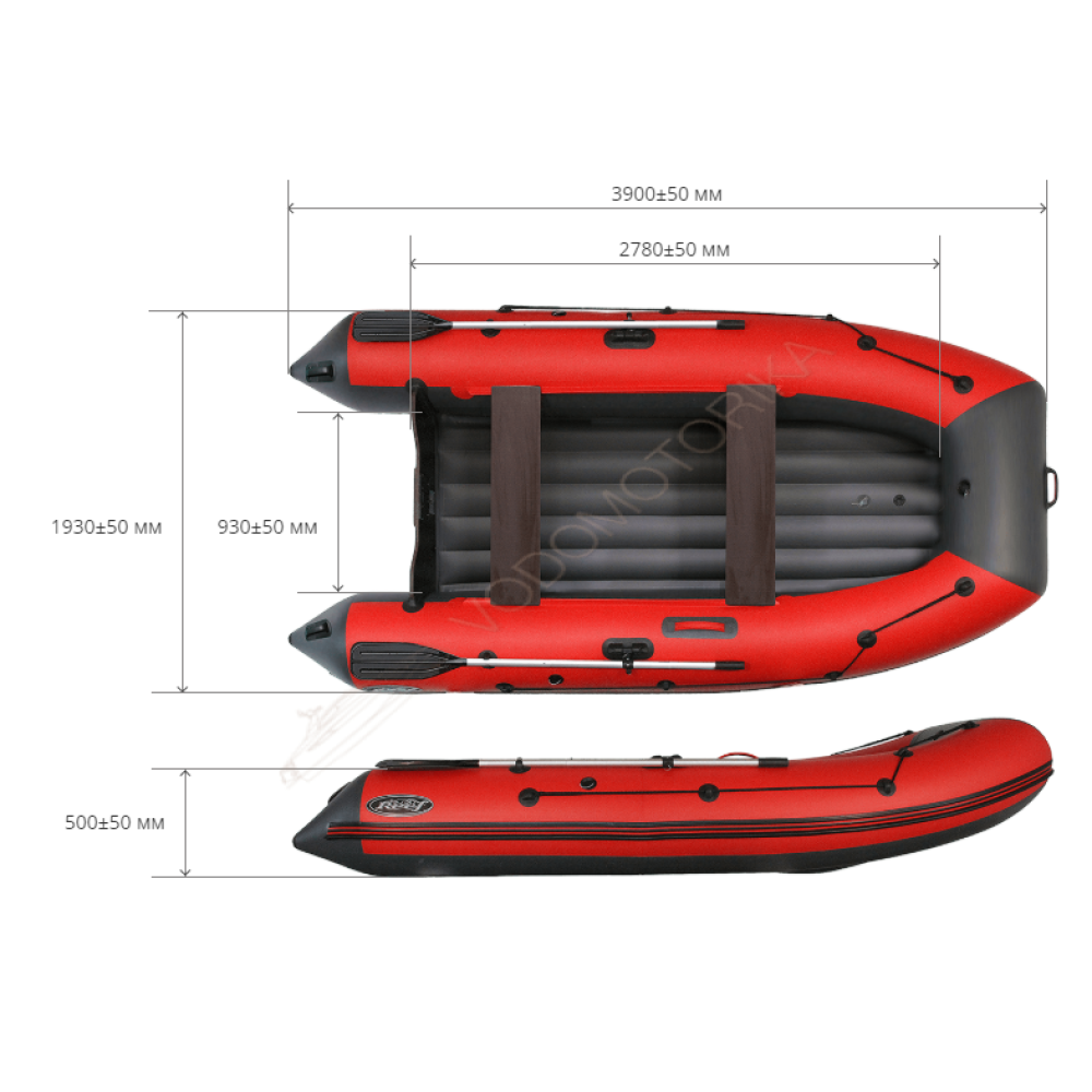Лодка надувная REEF 390НД Тритон