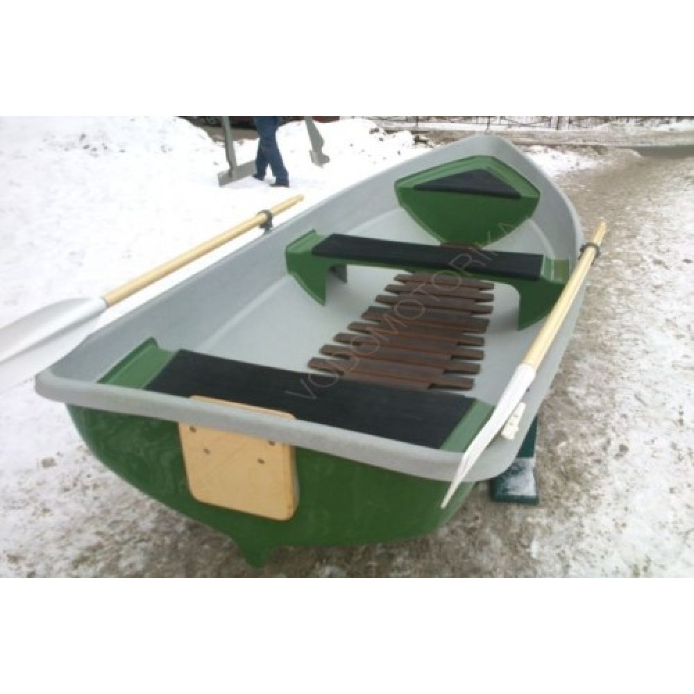 Пластиковая моторно-гребная лодка Шарк-408